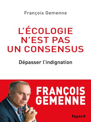 cover image of L'écologie n'est pas un consensus